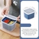 thumbnail image 2 of Caja de Conservación para Refrigerador, Caja de Almacenamiento de Guarniciones, Caja Sellada para Cocina, Caja de Congelador, Caja de Ingredientes, Caja de Almacenamiento, 2 of 2