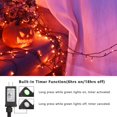 thumbnail image 3 of Halloween Lights, 240 LED 78.74ft Orange Lights, Outdoor Halloween Mini Lights Connectable, 8 Modes Plug-in LED String Lights Waterproof with Timer for Outside Xmas Tree Decoration, 3 of 5