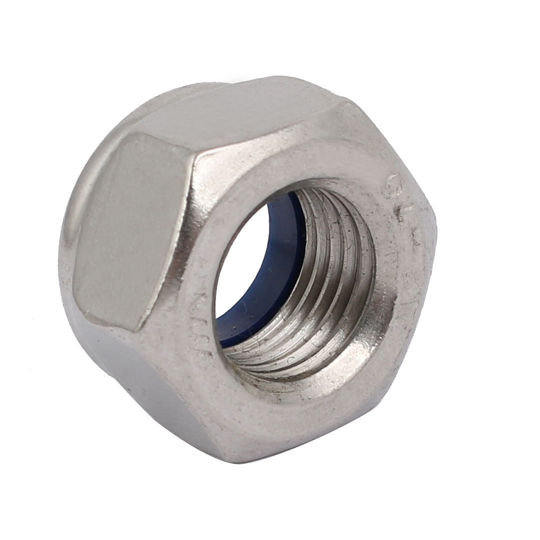 8pcs M14 x 1.5mm Pitch Metric Fine Thread 304 Stainless Steel Hex Lock Nuts