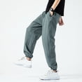 thumbnail image 5 of FRSASU Men's Jogger Pants, 5XL Casual Relaxed Fit, Lightweight Plus Size French Terry (Available in Big & Tall) Green, 5 of 8