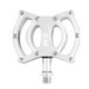 thumbnail image 3 of Pedales para bicicleta BMX 1/2 aluminio plata plateado, 3 of 5
