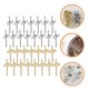 thumbnail image 1 of unbranded 30Ud Combinados Con Clavo Para Cuadros En Pared Hierro Fuerte Uso En Casa Y Oficina, 1 of 8