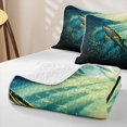 thumbnail image 4 of Erosebridal Jungle Pike Fish Bed Spread Queen for Men, Rustic Animals Queen Coverlet Set, 3 Pieces, 4 of 7