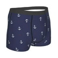 thumbnail image 3 of Bingfone Anchor Heart Blue Men'S Underwear - Casual Stretch Boxer Briefs-Medium, 3 of 9