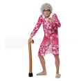 thumbnail image 4 of Peluca de abuela para Halloween, accesorios de actuación, peluca de abuela, peluca de abuela, 4 of 6