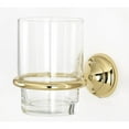 thumbnail image 4 of Alno A6670 Royale 5" Wall Mounted Bathroom Frosted Glass Tumbler - Bronze, 4 of 6