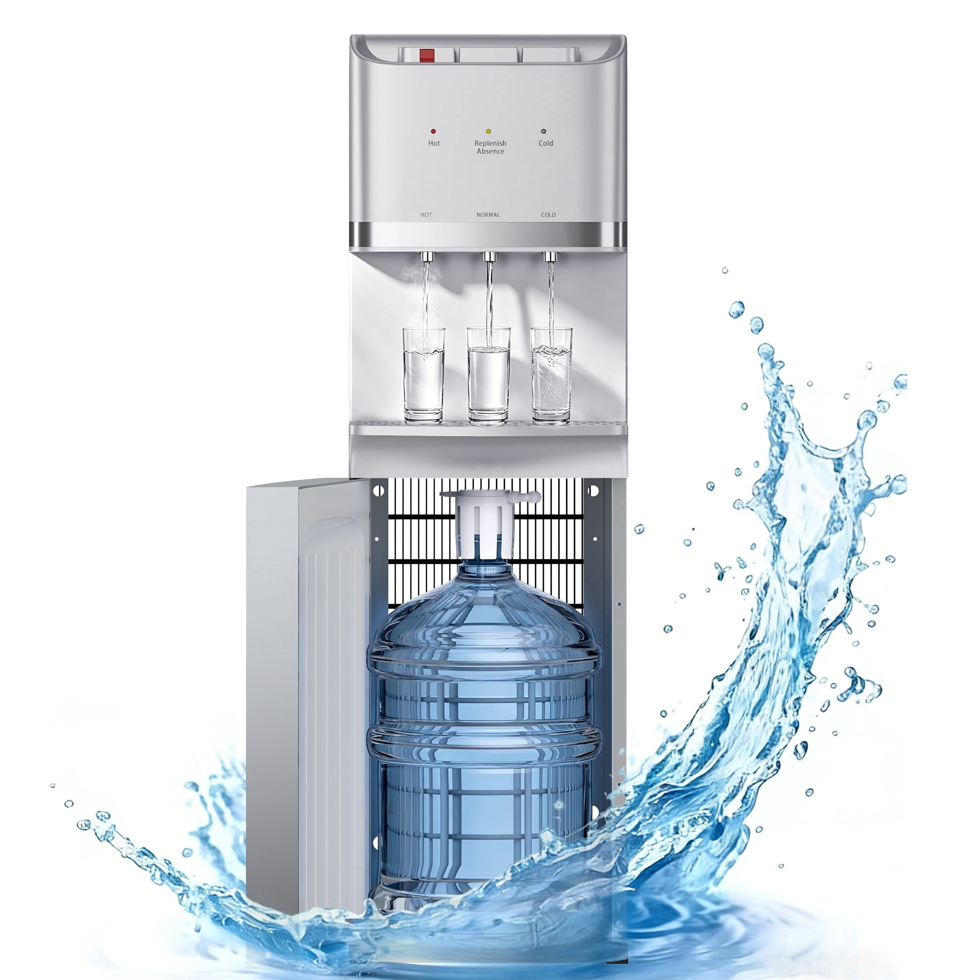 リン HOLMENKOL スピードパウダーハイブリッドCOLD 3個セット Brio 700 Series Moderna Touchless 3-Stage Bottless Water Cooler