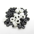 thumbnail image 1 of Écrou Hexagonal en Nylon Noir M4 50 Pcs 50 20 Pcs, 1 of 3