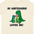 thumbnail image 4 of Inktastic My Auntiesaurus Loves Me Boys or Girls Toddler T-Shirt, 4 of 5