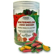 Watermelon Wedges - Fun & Unique Healthy Nibbler - Rabbits, Guinea Pigs, Hamsters, Chinchillas, Prairie Dogs, Degus, Rats, Squirrels & Other Herbivores (4.7 oz.)