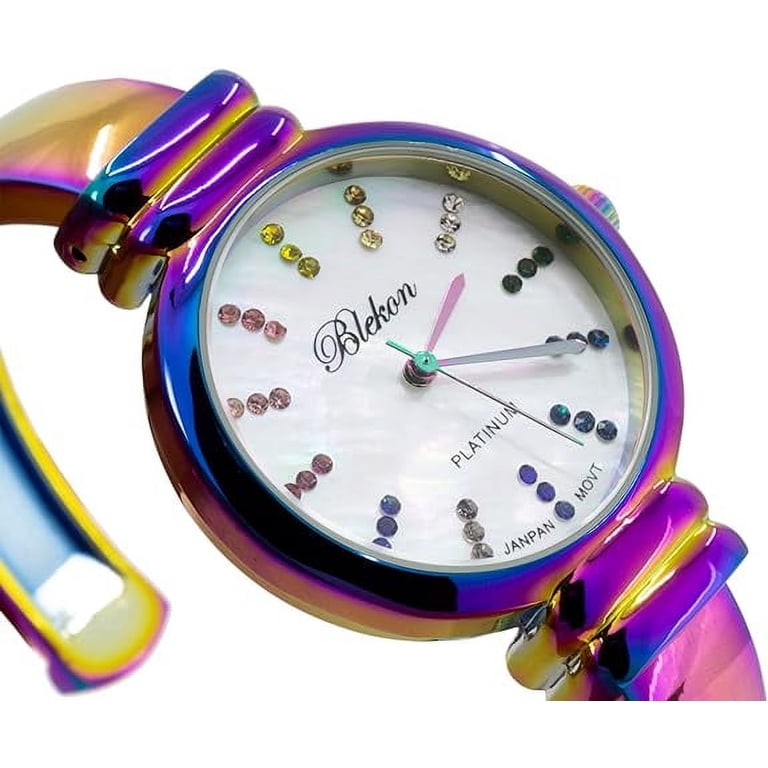 Blekon Original Mother of Pearl Cuff Bracelet Watch for  display picture 3