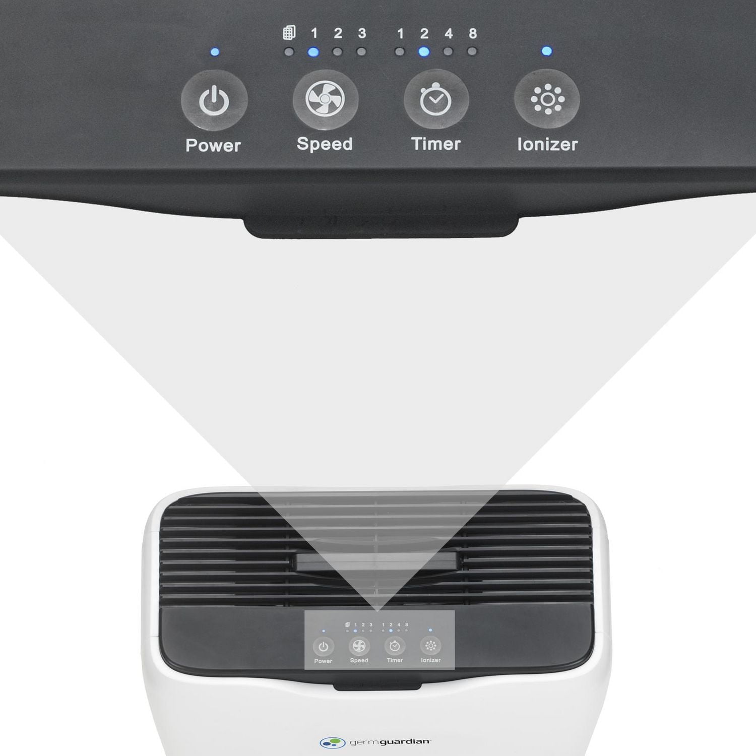 Purificateur d'air 3 en 1 GermGuardian AC5600WDLX avec filtre HEPA