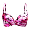thumbnail image 4 of Riforla Hauts de Bikini pour Femmes Couleur Bikini Haut de Maillot de Bain Fendu pour Garde-Robe de Plage Polyvalente Hauts de Maillot de Bain pour Femmes Rouge Melon D\'eau TTG, 4 of 4