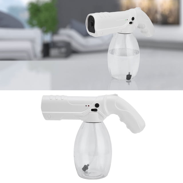 Pulverizador de agua Nano de 800ml, pistolas de vapor Nano inalámbricas, máquina nebulizadora recargable portátil con luz azul
