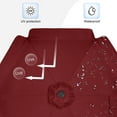thumbnail image 5 of MASTERCANOPY 7.5ft Patio Market Umbrella with Valance, Tilt and Crank, Burgundy, 5 of 7