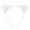 White, variant on Fgnfyis Headbands for Women Non Carnival Cartoon Cat Ears Fascinator Headband Candy Color Thin Hairpin Hair Accessories for Women Sky Blue One Size