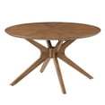thumbnail image 2 of Modway Storage Round Solid Rubberwood Crossroads Coffee Table, 2 of 9