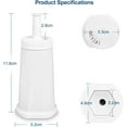 thumbnail image 6 of Replacement Water Filter Compatible with Breville Claro Swiss For Oracle, Barista & Bambino Breville filters for espresso machine- Compare to Part #BES008WHT0NUC1. Pack of 2, 6 of 6