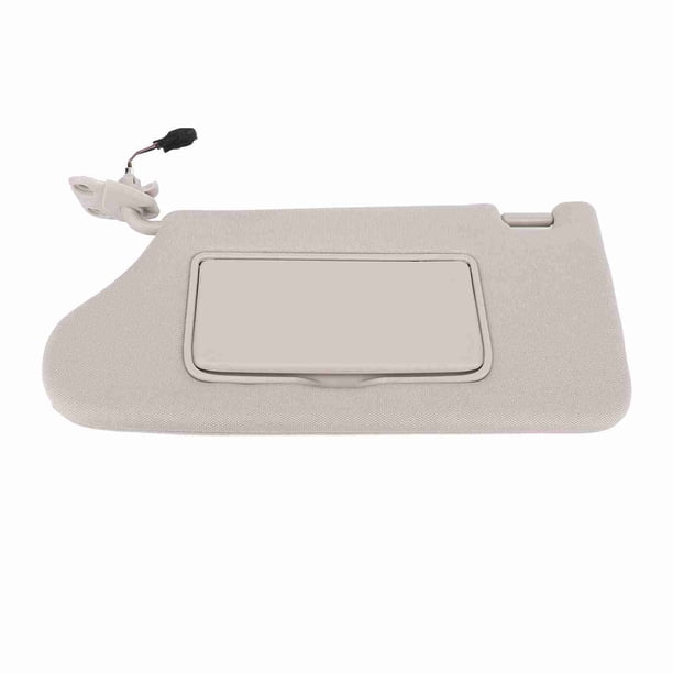 Visera Solar para el Lado Derecho del Pasajero/Lado Del Conductor, Viseras de Protección Solar de Aspecto Elegante color beige con espejo de maquillaje,