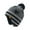 Dark Gray, variant on Edvintorg Winter Girls Boys Kids Winter Beanie Hat Warm Knit Thick Ski Cap with Fluff Ball Ear Cap 1-15Years Old