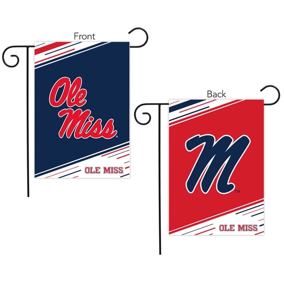 Briarwood Lane Garden Flag 12x18 For Outdoor University of Mississisppi NCAA Licensed Double-Sided Garden Flag Flags For Outside