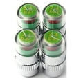 thumbnail image 4 of Tire Pressure Monitor Valve Cap 4 Pack 30PSI 2.0Bar Visual Alert Color Coded Green Yellow Red Indicator ABS Plastic Universal Fit Standard Valve Real Time Diagnostic Safety Tool Prevent Blowout New, 4 of 9