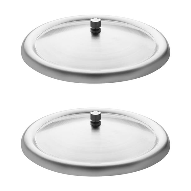 2 tapas para tazas de agua a prueba de fugas y polvo, redondas y para tazones.