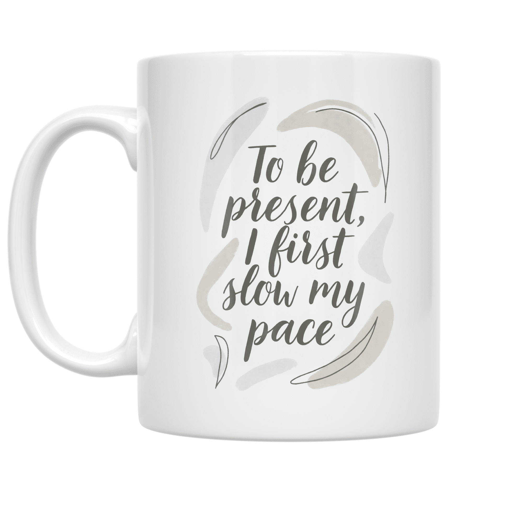 Mindful Self-Care Reminder - Wellness Enthusiast - 11 oz Ceramic Coffee Mug