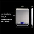 thumbnail image 2 of Lcd Pantalla Digital Ultrafina Báscula Electrónica Para Alimentos De Cocina Báscula De Alta Precisión De Acero Inoxidable 5Kg/1G Minnieouse HA023722-00, 2 of 7