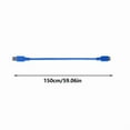 thumbnail image 2 of USB To USB Male Charging And Data Transfer USB Used For Hard Disk Drives DVD Players Laptops Etc. Blue, 2 of 5