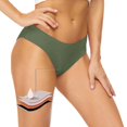 thumbnail image 2 of Pantalons de Bain 2025 pour Femmes Taille Basse Bas de Bikini Bas de Maillot de Bain Rétro Basique Couverture Complète Maillot de Bain Mi-Haut pour Taille, 2 of 4