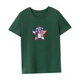 thumbnail image 4 of Camiseta para mujer, disfraz de verano, camisa con cuello redondo para vacaciones, senderismo, uso diario L, 4 of 7