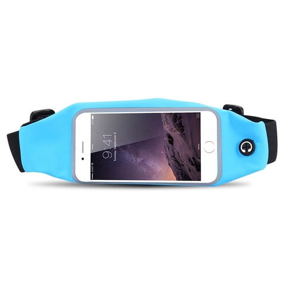 Running Waist Bag Belt Band for Samsung Galaxy S25 Edge/S25 Plus - Sports Gym Workout Case Cover Pouch Reflective