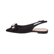 Stuart Weitzman Julietta Suede Slingback, 8, Black