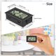 thumbnail image 4 of 3-Pack Mini Digital LCD Thermometer Hygrometer for Home, Office, Reptiles - Measures -50 to 70℃ 10-99% RH, 4 of 5