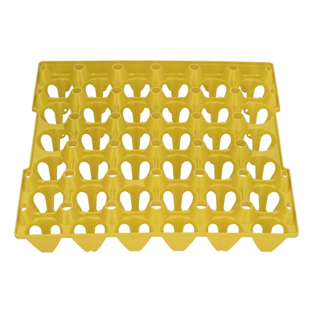 Egg Tray, 5PCS 30 Cell Egg Flats Plastic For Hennery For Farm Red,Blue,Yellow,Green
