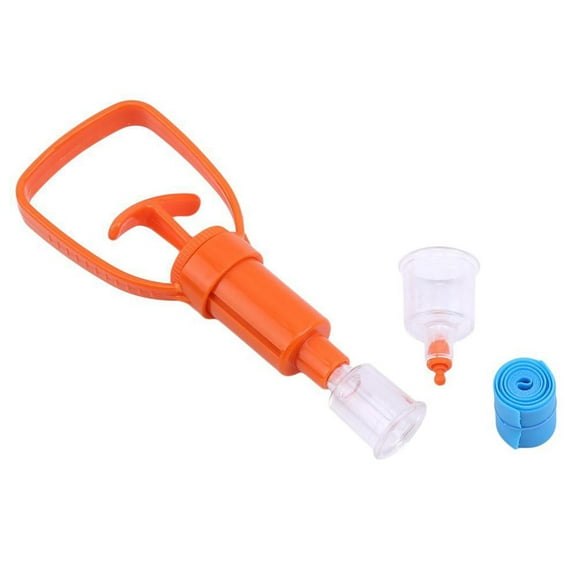 Peggybuy 2Pcs Outdoor Survival Extractor Safety Camping Snake Mosquito Bite Venom Pump
