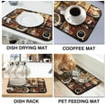 thumbnail image 2 of Fun Coffee Mat 19inx12in,Coffee Bar Mat for Countertops,Absorbent Hide Stain Anti-Slip Coffee Bar Accessories Fit Under Coffee Machine Mat,dish Drying Mats for Kitchen, 2 of 6