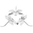 thumbnail image 4 of 1pc Dragonfly Forma Soporte de bola de cristal Metal Desktop Adornment Decoración del hogar, 4 of 5