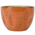 thumbnail image 1 of Tuxton GGC-042 8 oz Geode Coral Bouillon Cup, Orange, 1 of 1