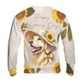 thumbnail image 2 of Happy Women's Day Golden Retriever Sunflower Vintage Proud Mom All Over Print 3D Sweatshirt Unisex Merch Goldens Dog Lover Gifts Idea - 02030, 2 of 6