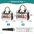 thumbnail image 4 of FORMRS Insulated Lunch Bag for Work School Unisex Large Capacity Cooler with Shoulder Strap, Beige UFO, 4 of 6
