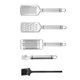 thumbnail image 1 of Mango de acero inoxidable Ralladores de alimentos Rebanadoras Molinillo de ensaladas Utensilios de mano Encimera de especias Accesorios de utensilios de cocina Guardurnaity HA009238-00B, 1 of 6
