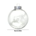 thumbnail image 3 of Winter Wonderland Clear Christmas Ball Ornament Indoor/Outdoor Christmas Tree Decoration Fall Wedding Birthday Halloween Thanksgiving Christmas Holiday Decor, 3 of 6
