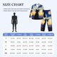 thumbnail image 4 of Fotbe Cat Under Starry Skies Pijama de Hombre con Estampado de Manga Larga, Conjunto de 2 Piezas, Ropa de Dormir Suave y Cómoda con Bolsillos-XX-Large, 4 of 7