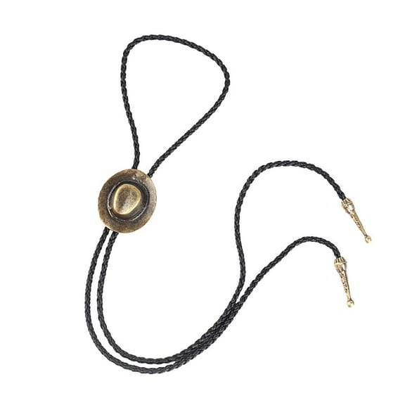 Bolo Tie Bronze Bolo Tips Cowboy Hat Necklace