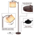 thumbnail image 3 of Lámpara de pie ROTTOGOON Rottogoon LED 9W Beige Lampshade, 3 of 7