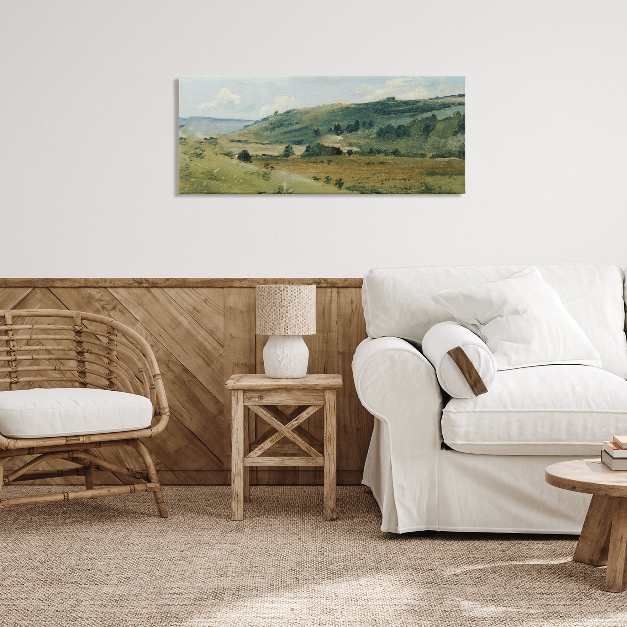 Stupell Industries Tree Dotted Countryside in Summer Canvas Wall Art, design by Lucille Price