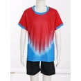 thumbnail image 3 of Manyakai Kids Boys Soccer Jersey 2 Piece Clothing Set Football Uniform Athletic Quick Dry Shirts and Red XS, 3 of 7