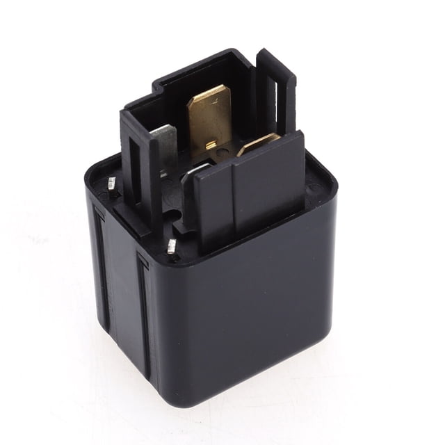 EXHUMKY Automático 12V 40A 4 Pines Compatible Con Modelos Sedan Y Color Negro